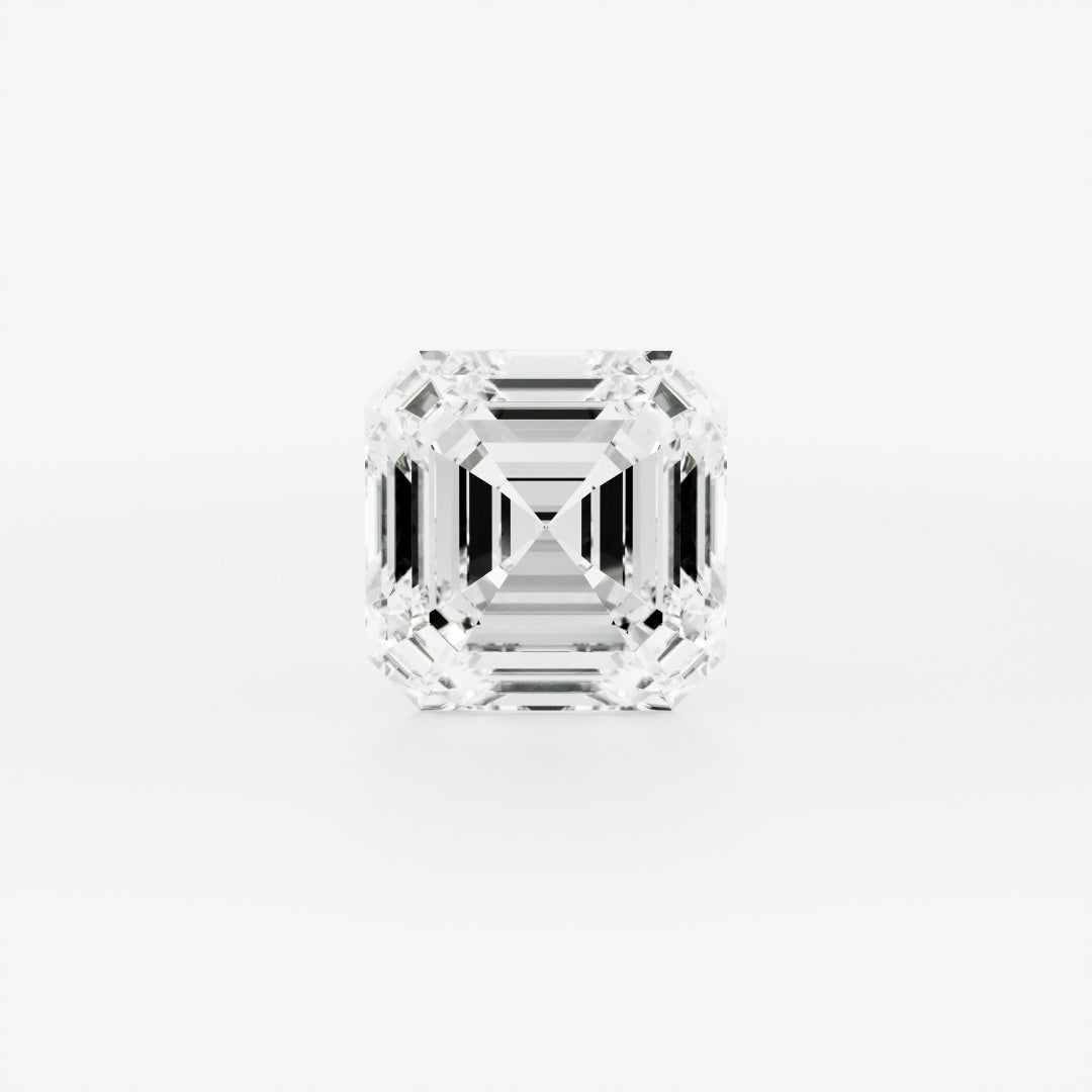 Moissanite Asscher 1.5ct (6.5mm x 6.5mm)