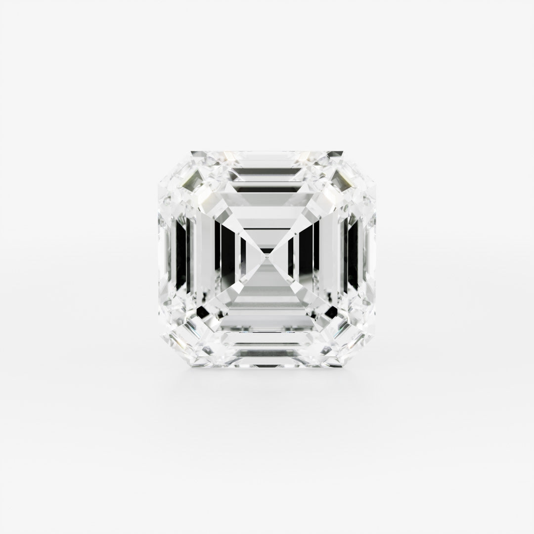 Moissanite Asscher 3.0ct (8mm x 8mm)