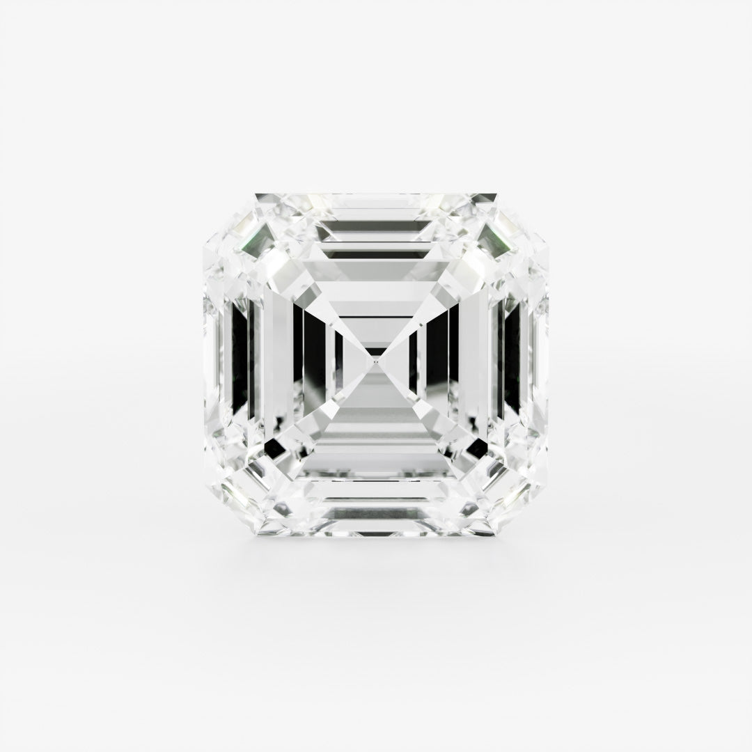 Moissanite Asscher 4.2ct (9mm x 9mm)