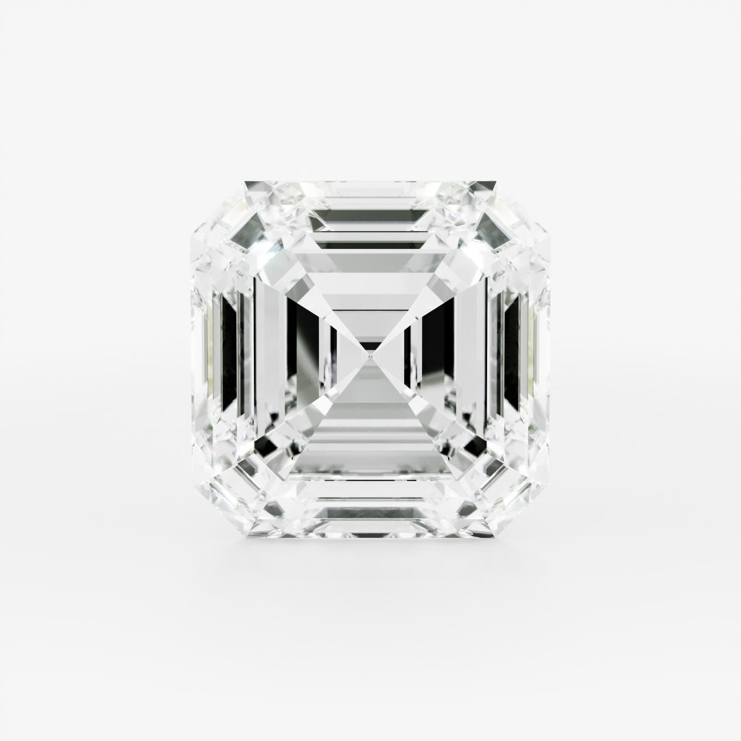 Moissanite Asscher 4.8ct (9.5mm x 9.5mm)