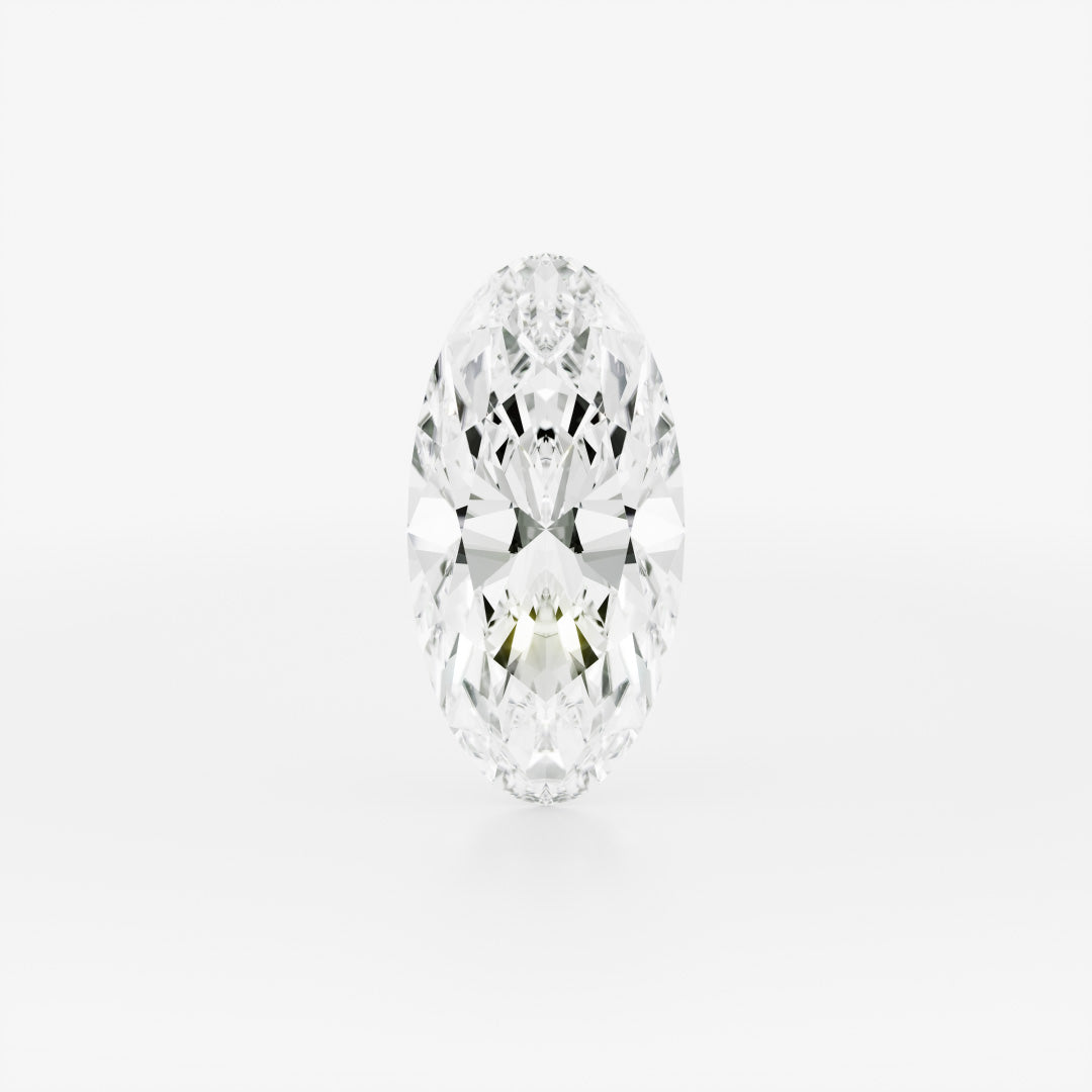 Moissanite Moval 1ct (5mm x 10mm)