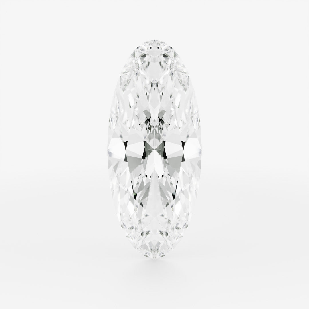 Moissanite Moval 2.5ct (6mm x 14mm)