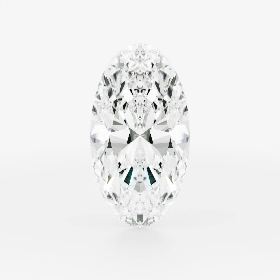 Moissanite Moval 3ct (7mm x 13mm)