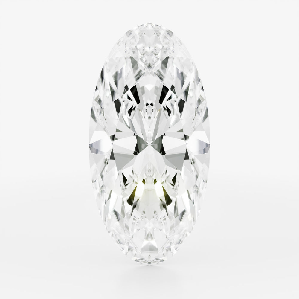 Moissanite Moval 4ct (8mm x 16mm)