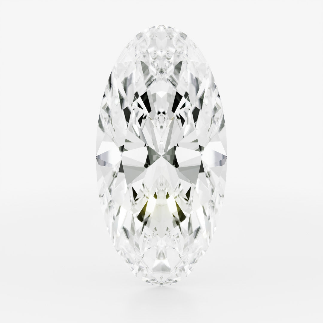 Moissanite Moval 4ct (8mm x 16mm)