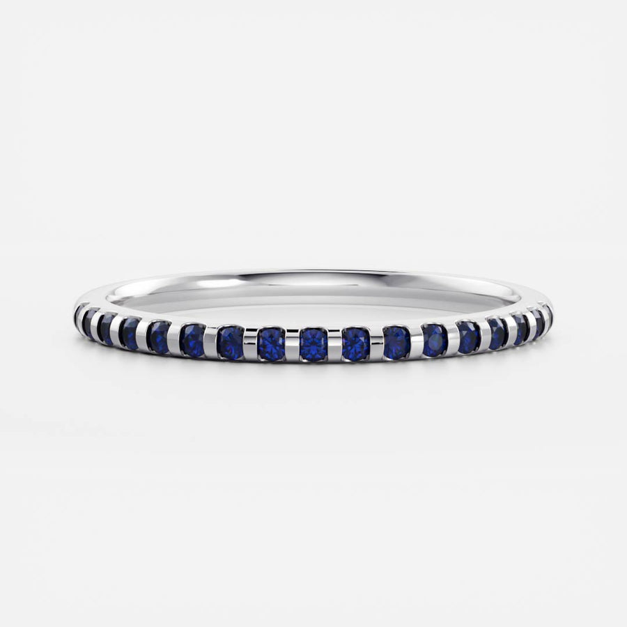The Niah Ring - Cultured Sapphire Wedding Ring