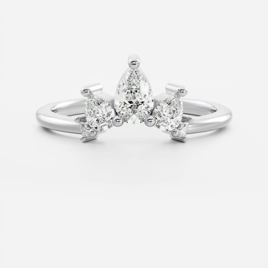 The Eleanor Ring - Crown Wedding Ring