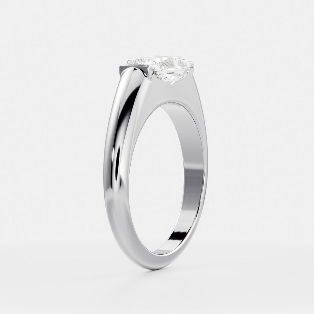 
                      
                        The Winslow Ring -  Radiant Half Bezel Signet
                      
                    