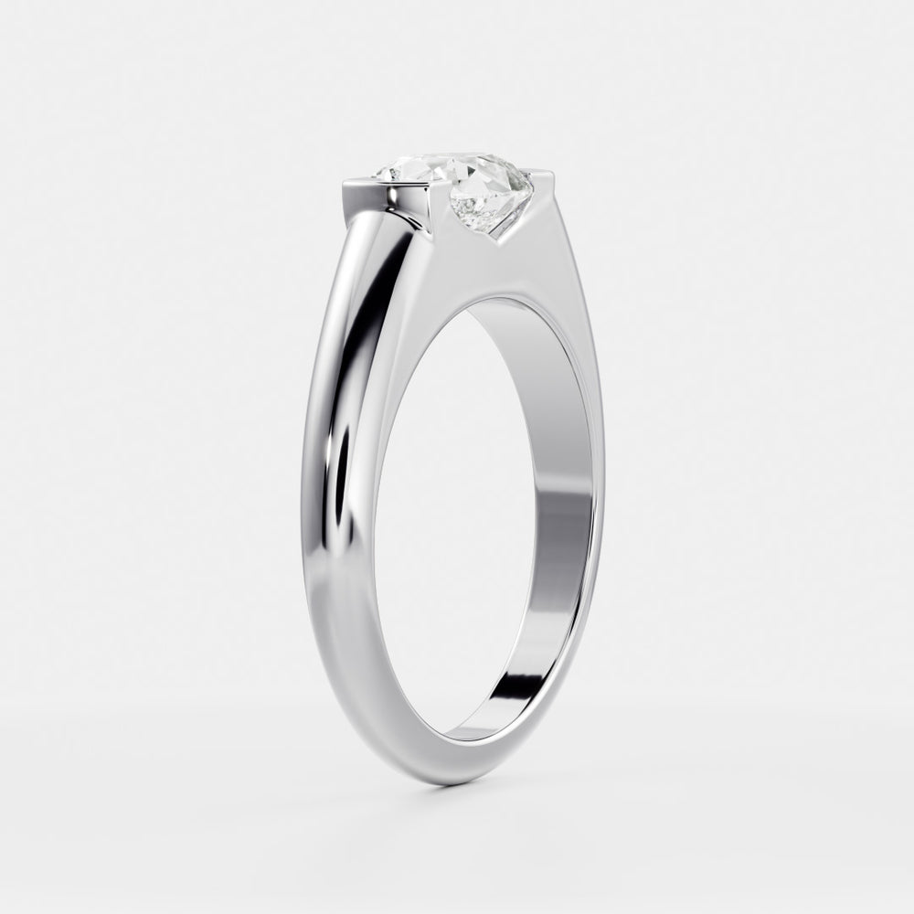 
                      
                        The Winslow Ring -  Pear Half Bezel Signet
                      
                    
