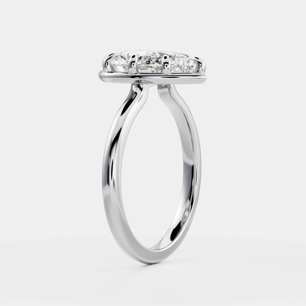 
                      
                        The Sophia Ring - Pear Georgian Solitaire
                      
                    