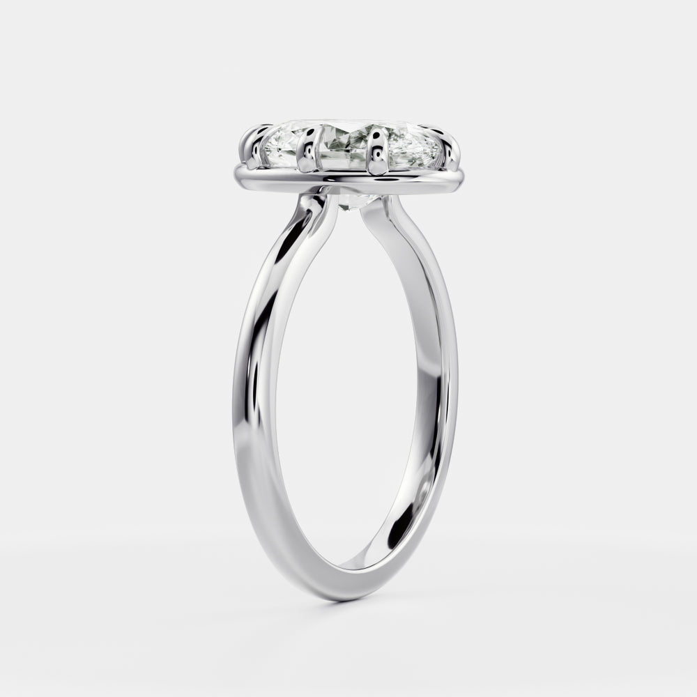 
                      
                        The Luise Ring® - Oval Georgian Solitaire
                      
                    
