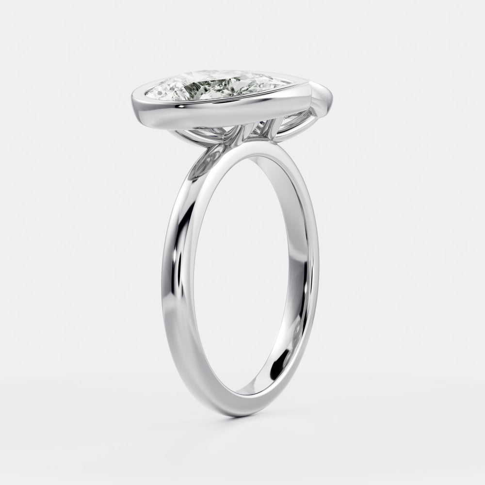 
                      
                        The Anaïs Ring - Elongated Cushion and Pear Bezel Toi et Moi
                      
                    