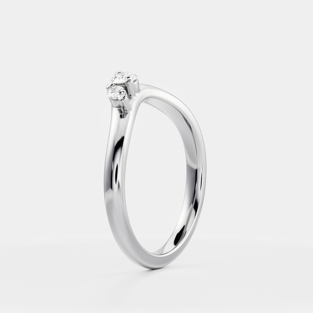 
                      
                        The Eve Ring - Curved Oval Ceremonial Ring
                      
                    