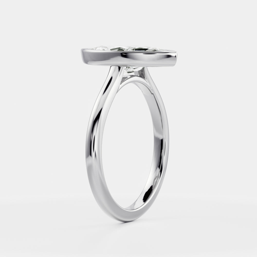 
                      
                        The Arie Ring - Marquise Bezel Solitaire
                      
                    