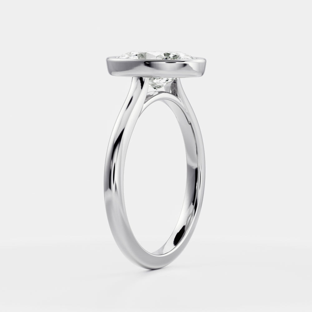 
                      
                        The Luise Ring® - Oval Bezel Solitaire
                      
                    