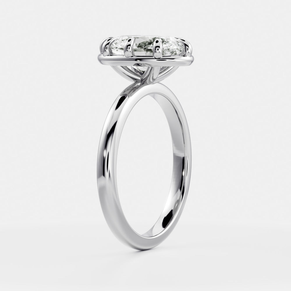
                      
                        The Luise Ring - Oval Georgian Solitaire
                      
                    