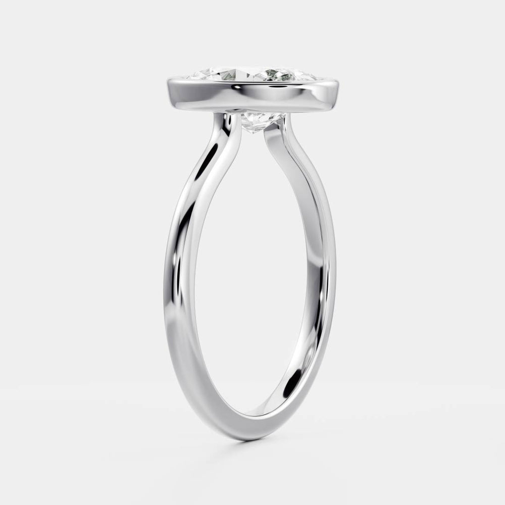 
                      
                        The Luise Ring - Oval Bezel Solitaire
                      
                    