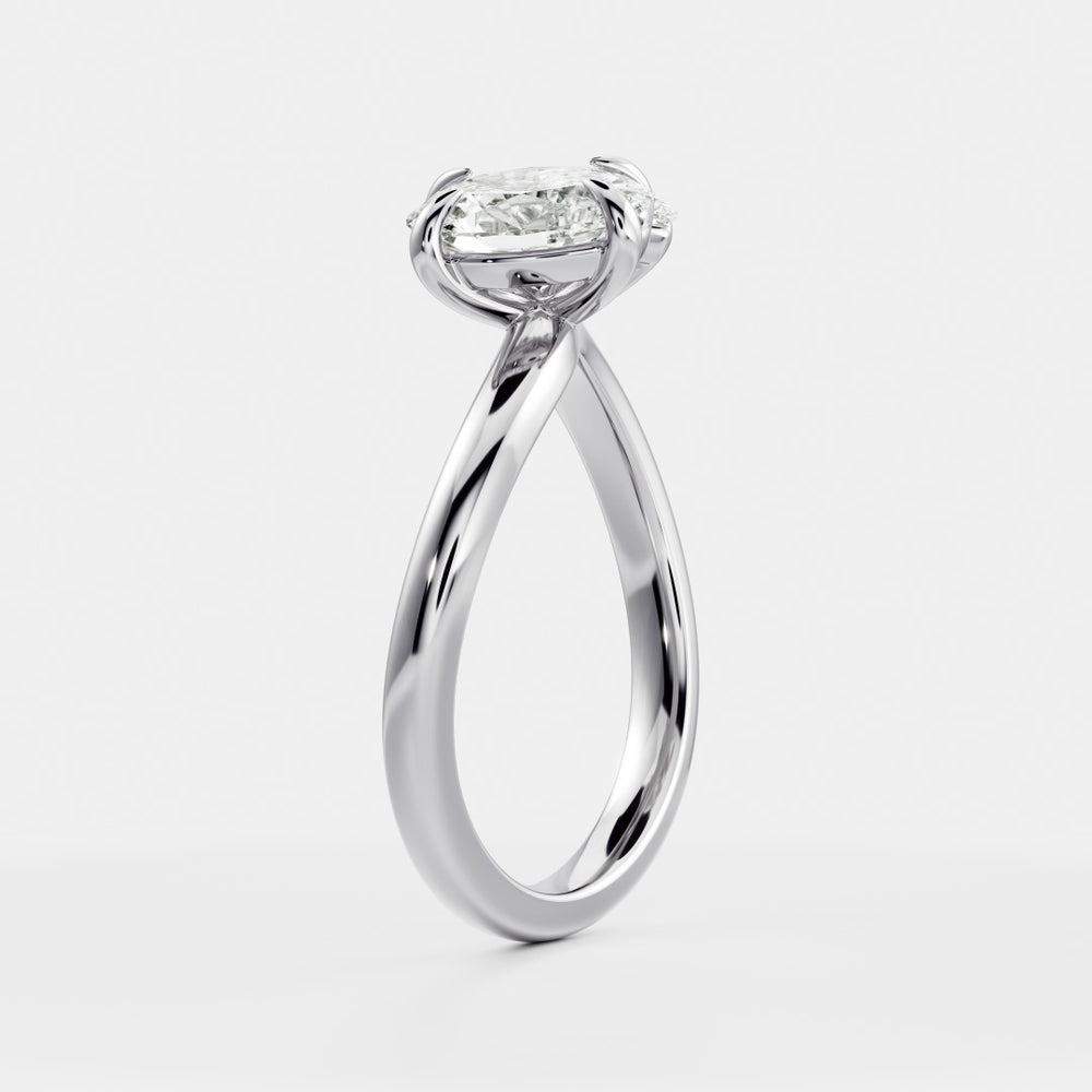 
                      
                        The Athaliah Ring - Oval and Marquise Curved Toi et Moi
                      
                    