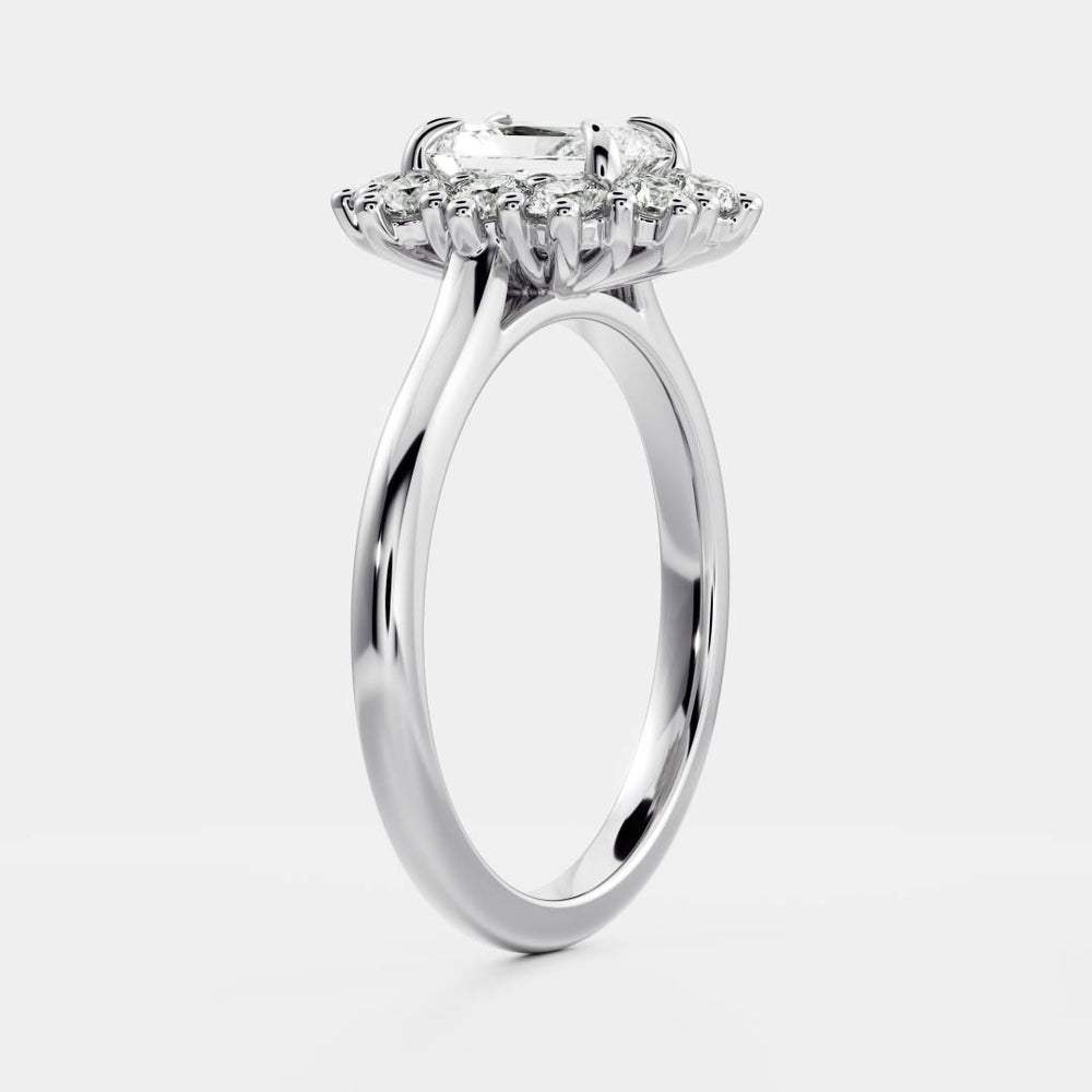 
                      
                        The Eloise Ring - Radiant Antique Halo
                      
                    