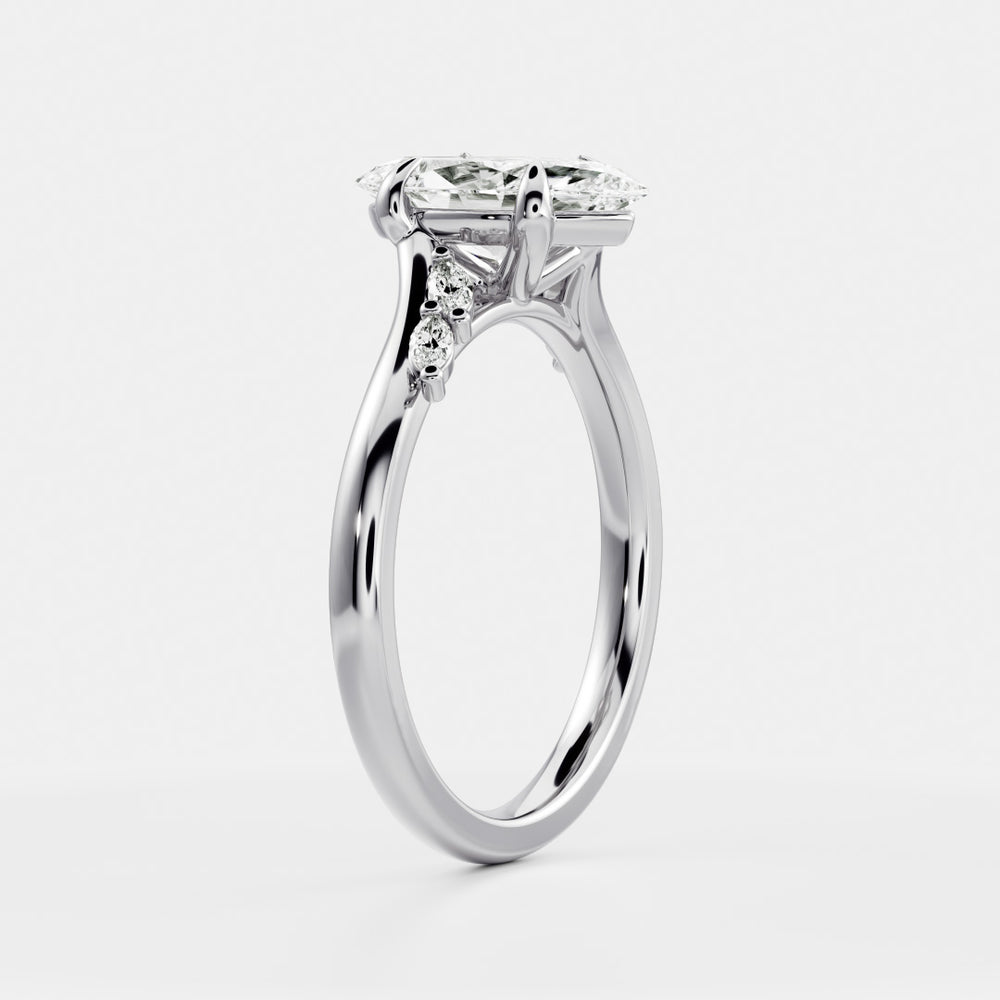 
                      
                        The Amira Ring - Marquise with Marquise Accents
                      
                    