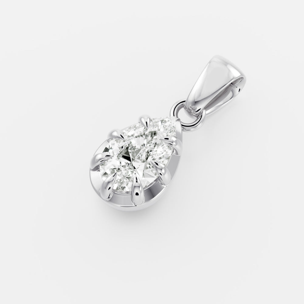 
                      
                        The Allegra Pear Pendant
                      
                    