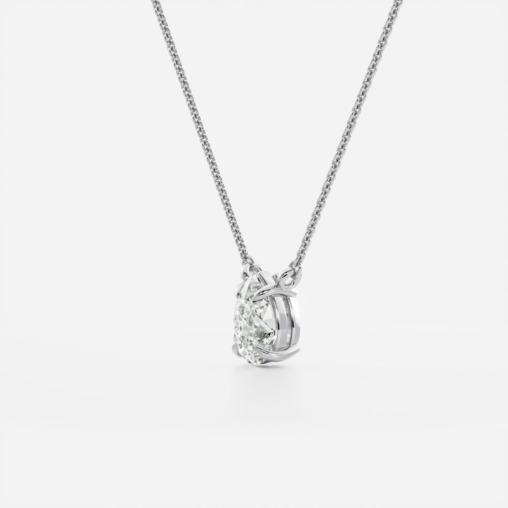 
                      
                        The Iris Necklace - Pear Pendant
                      
                    