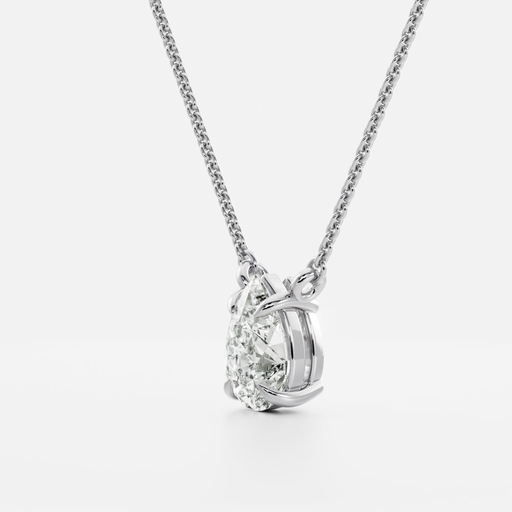 
                      
                        The Iris Necklace - Pear Pendant
                      
                    