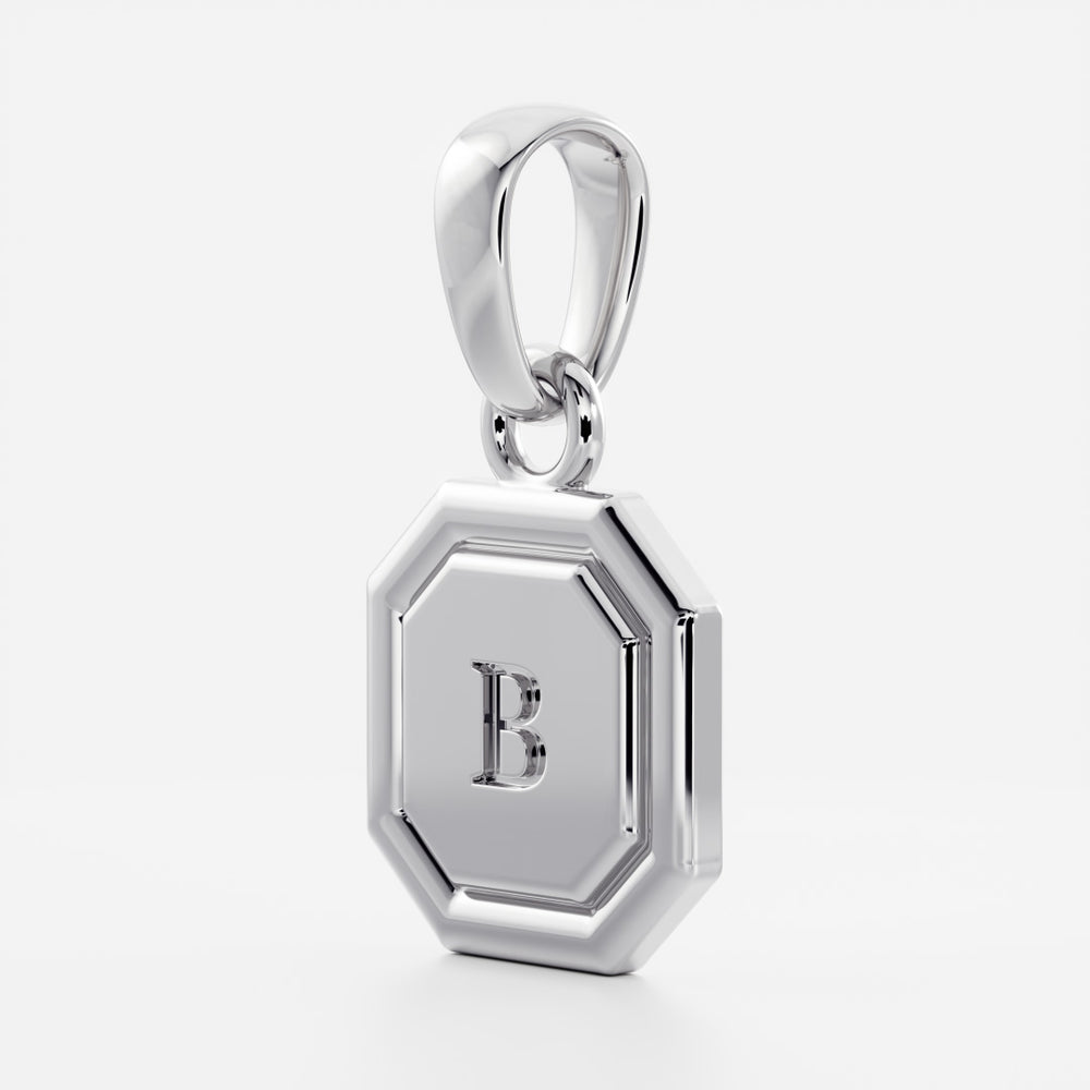 
                      
                        The Signature Octagon Letter Pendant
                      
                    