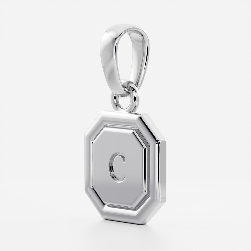 
                      
                        The Signature Octagon Letter Pendant
                      
                    