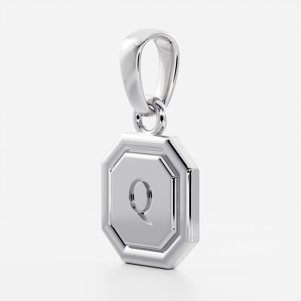 
                      
                        The Signature Octagon Letter Pendant
                      
                    