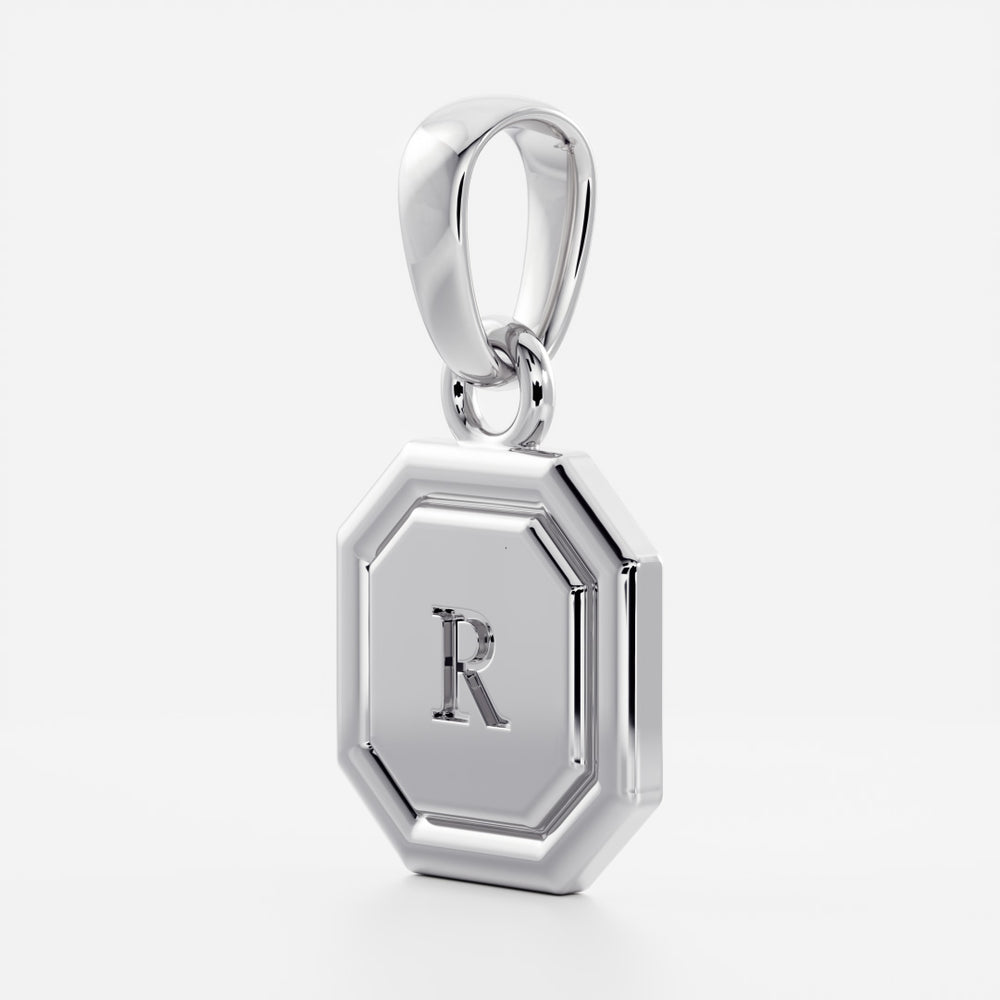 
                      
                        The Signature Octagon Letter Pendant
                      
                    