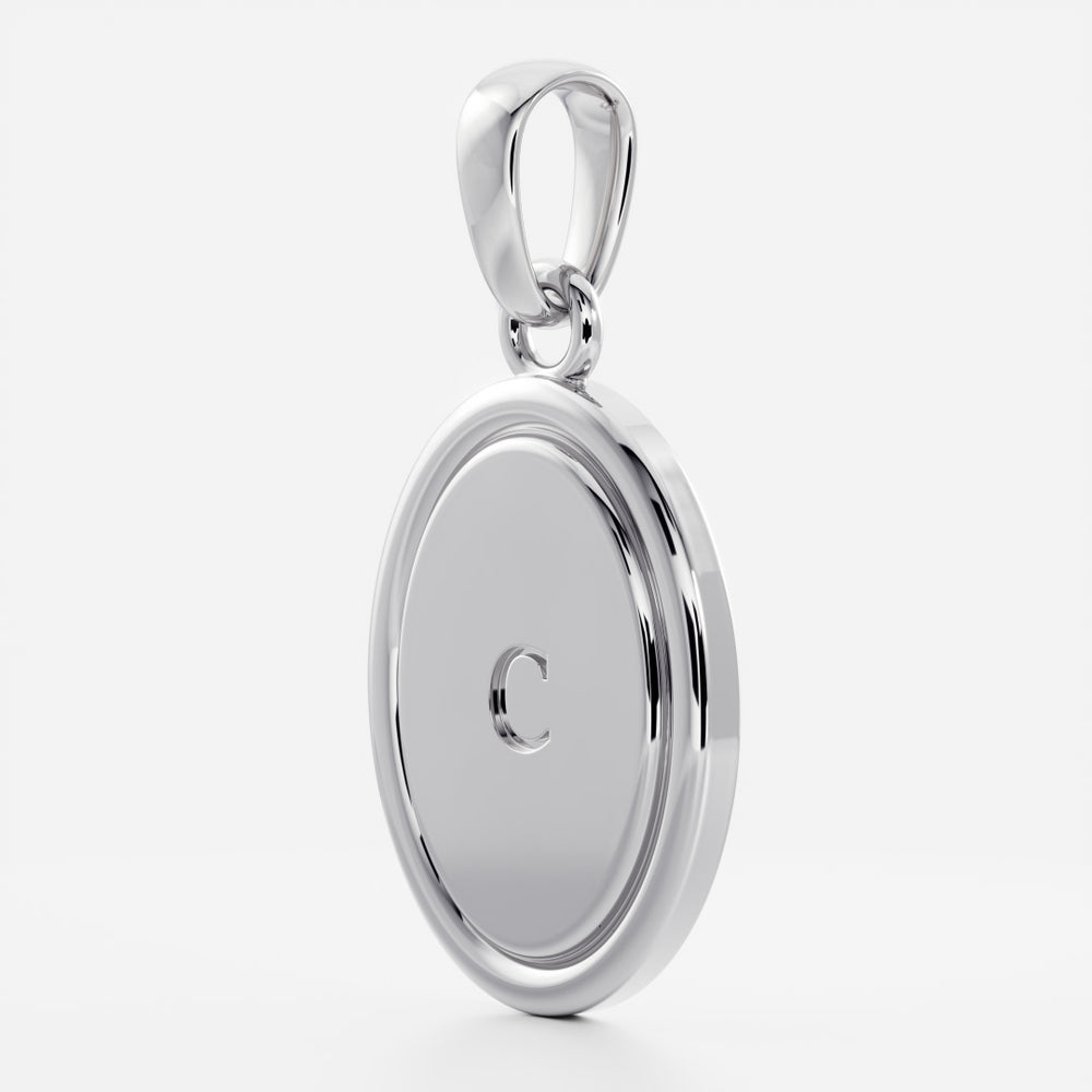 
                      
                        The Signature Oval Letter Pendant
                      
                    