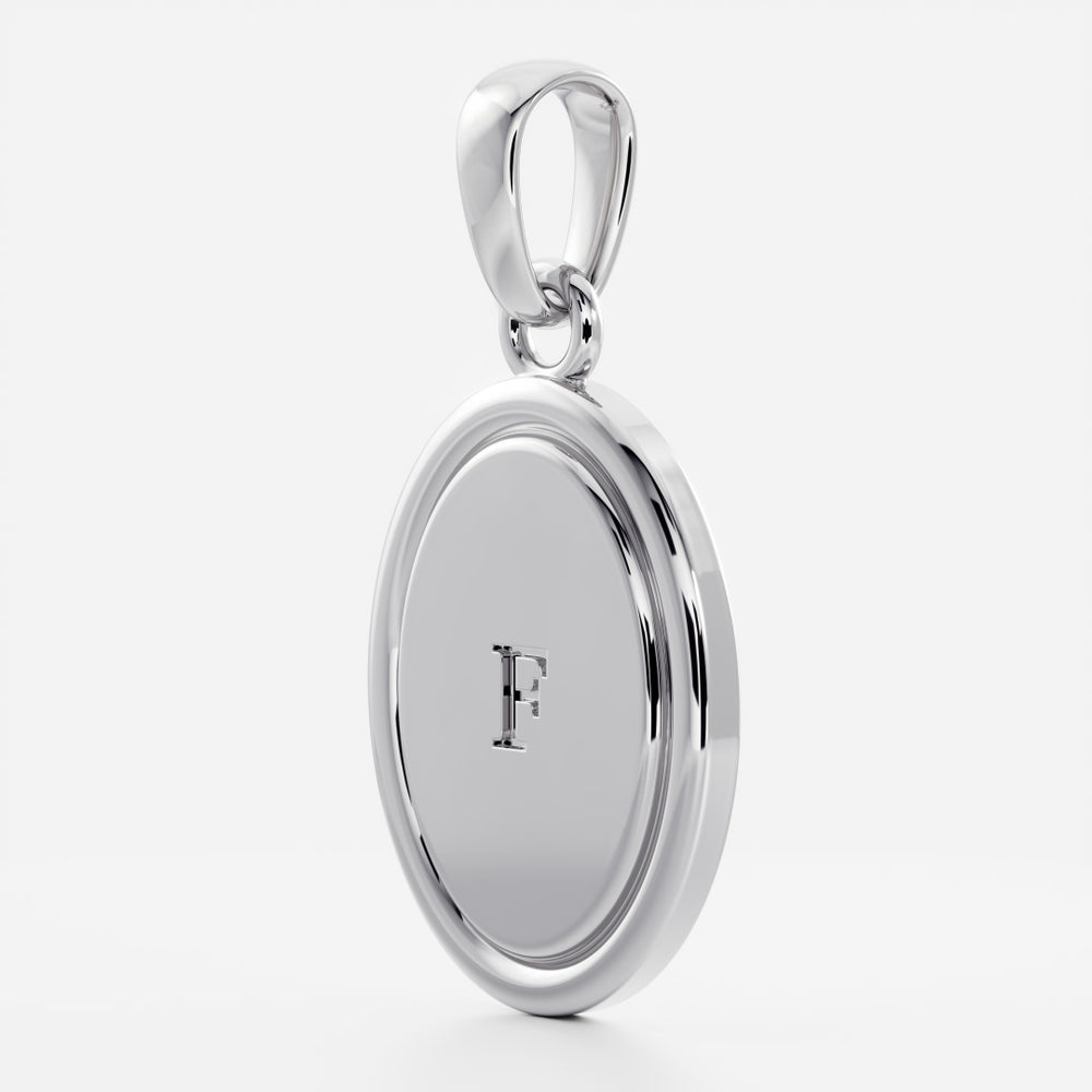 
                      
                        The Signature Oval Letter Pendant
                      
                    