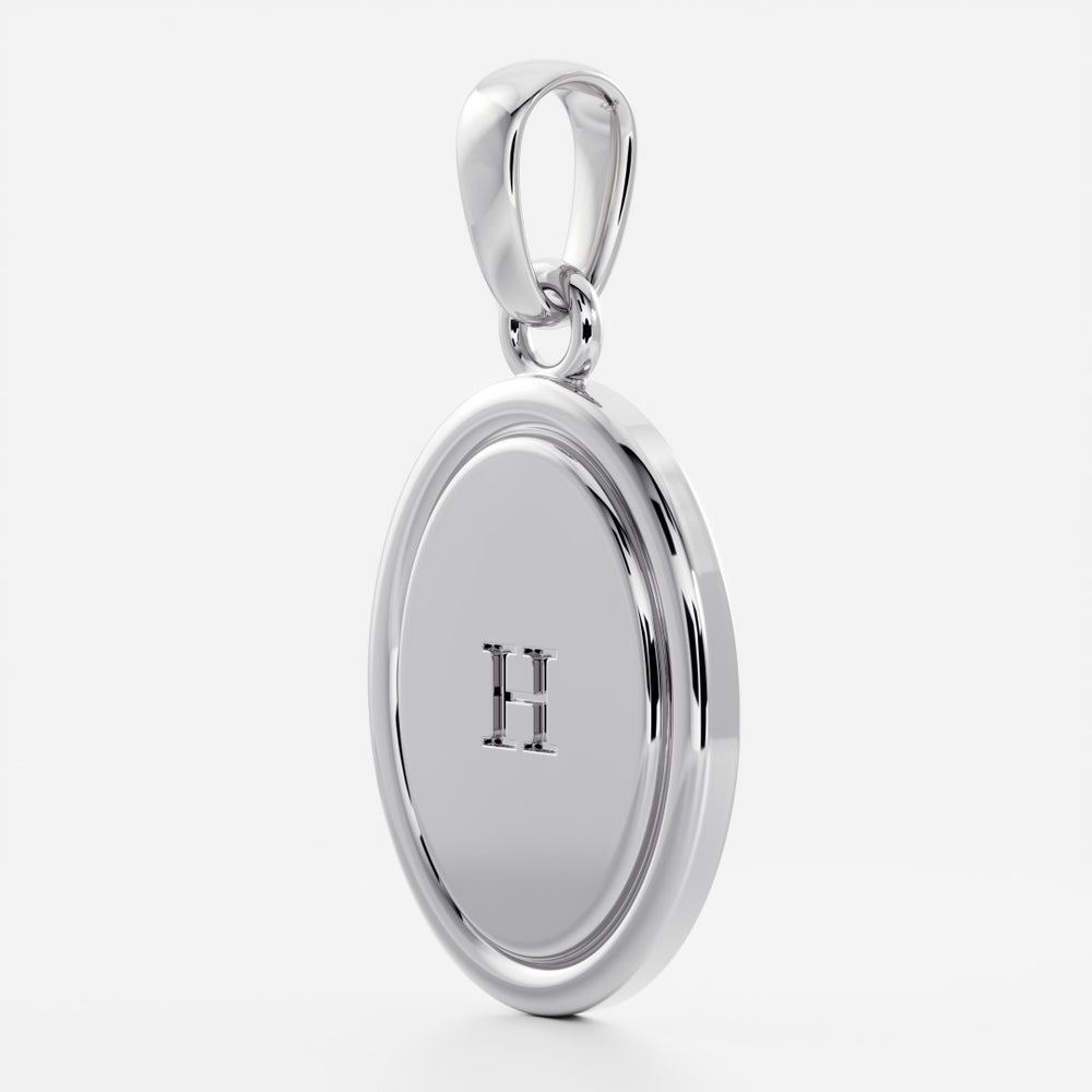 
                      
                        The Signature Oval Letter Pendant
                      
                    