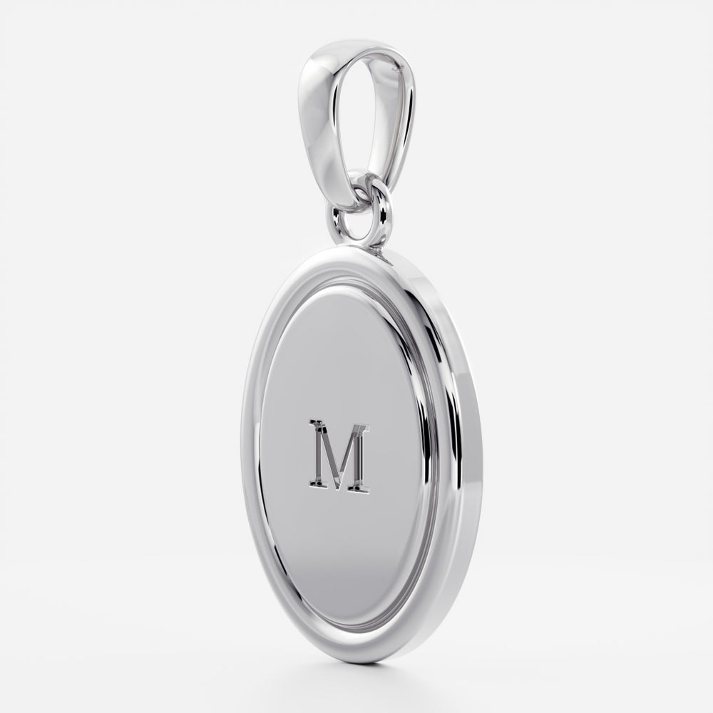 
                      
                        The Signature Oval Letter Pendant
                      
                    