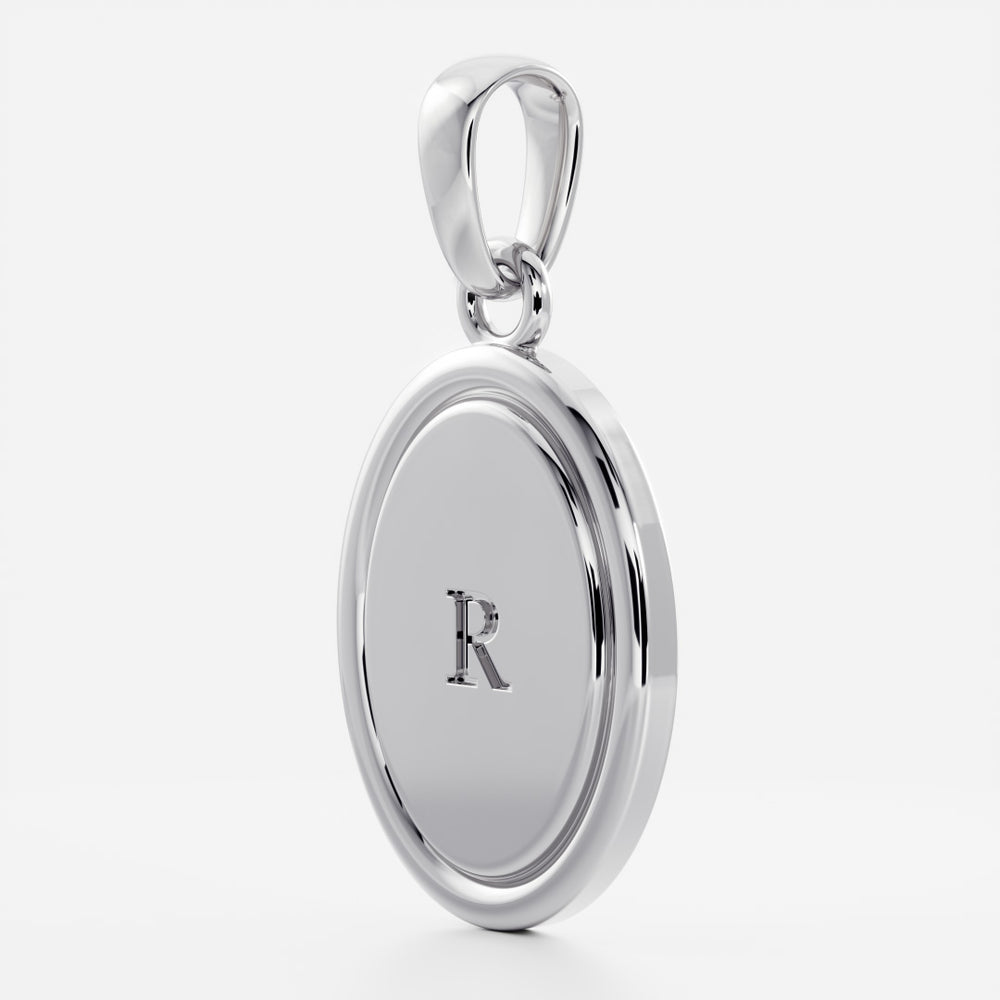 
                      
                        The Signature Oval Letter Pendant
                      
                    