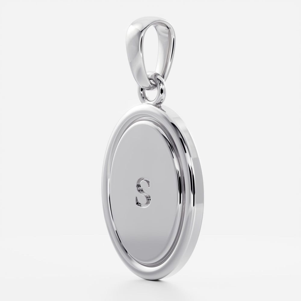 
                      
                        The Signature Oval Letter Pendant
                      
                    