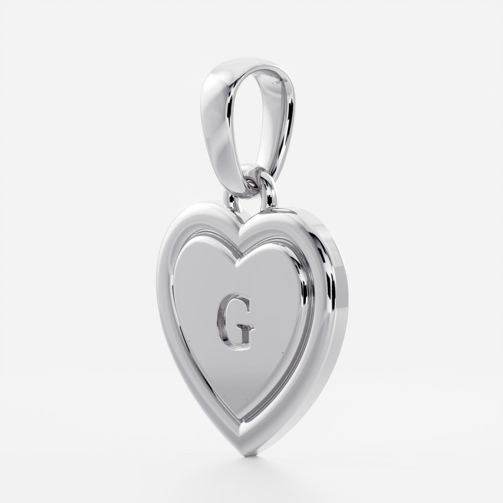 
                      
                        The Signature Heart Letter Pendant
                      
                    