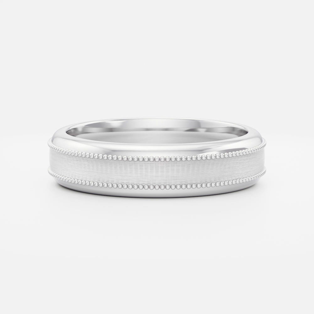 
                      
                        The Orion Ring - Milgrain-Detail Men's Ceremonial Band
                      
                    