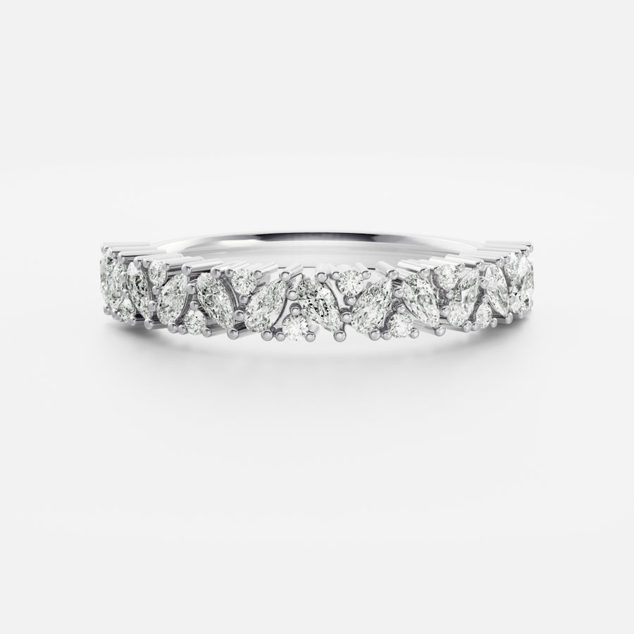 The Estelle Ring - Scattered Pear and Round Ring