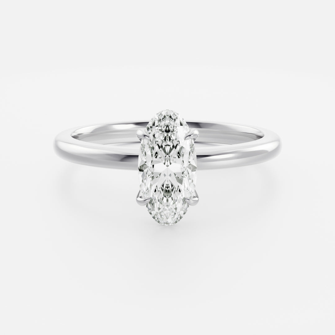 The Cara Ring - Moval Solitaire