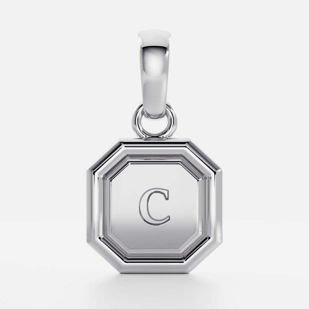 
                      
                        The Signature Octagon Letter Pendant
                      
                    