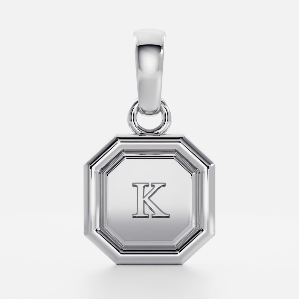 
                      
                        The Signature Octagon Letter Pendant
                      
                    