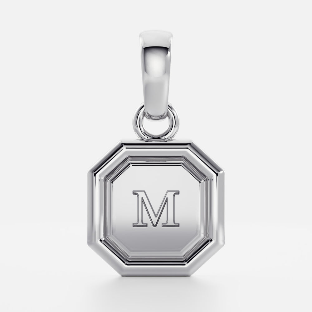 
                      
                        The Signature Octagon Letter Pendant
                      
                    