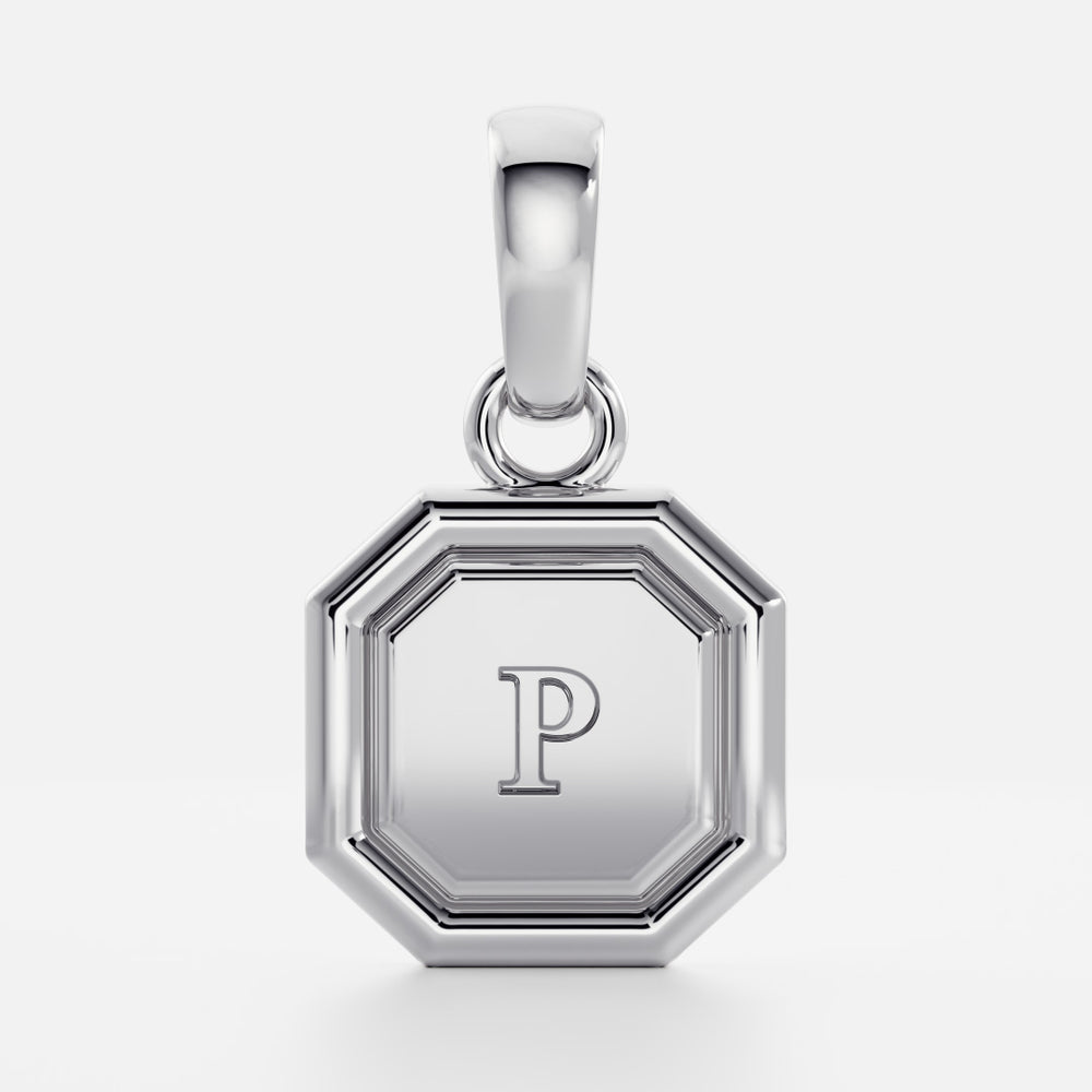 
                      
                        The Signature Octagon Letter Pendant
                      
                    