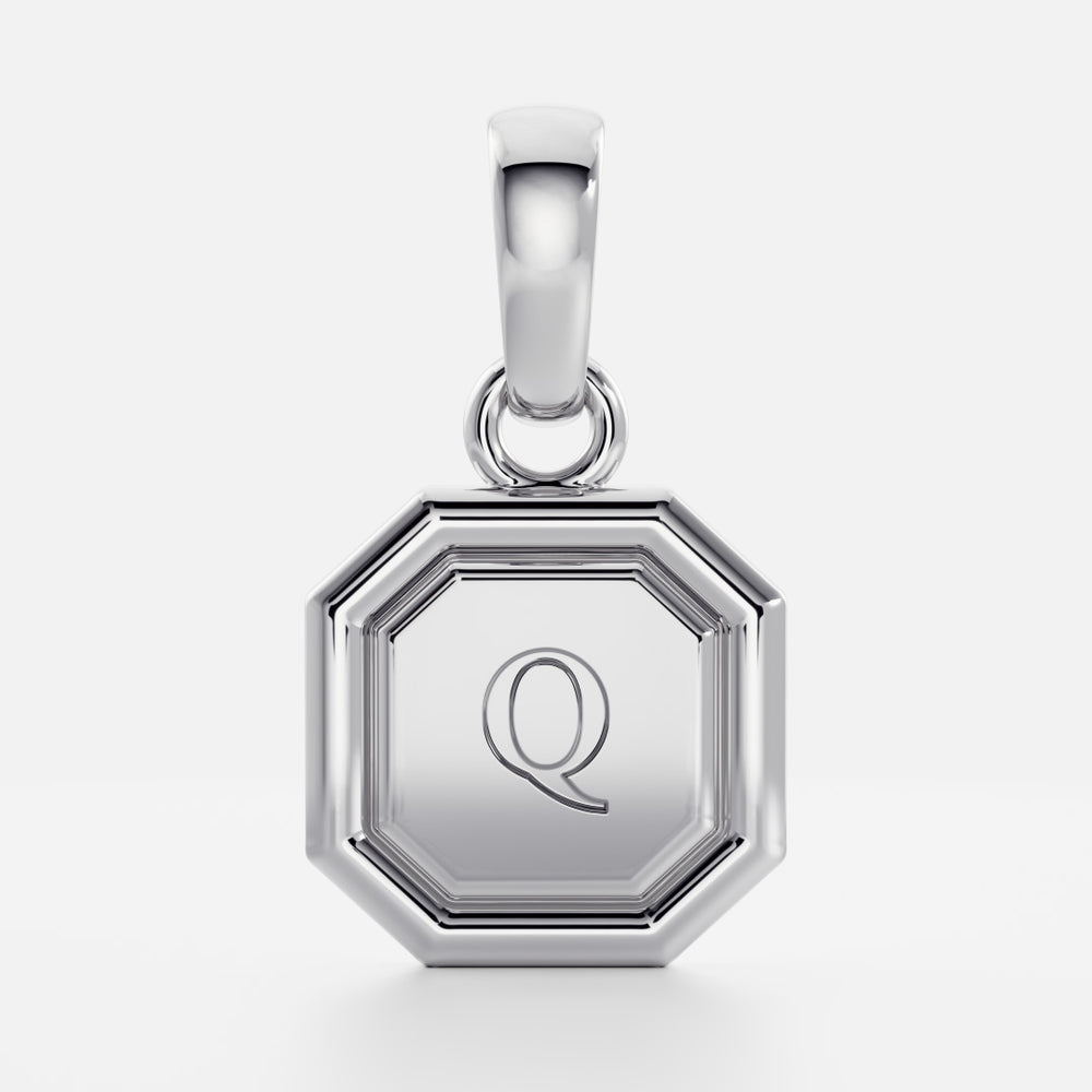 
                      
                        The Signature Octagon Letter Pendant
                      
                    