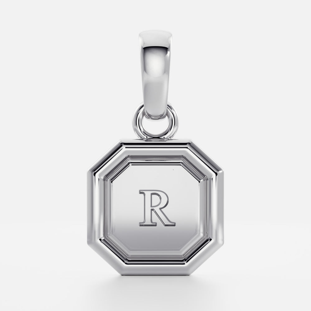 
                      
                        The Signature Octagon Letter Pendant
                      
                    