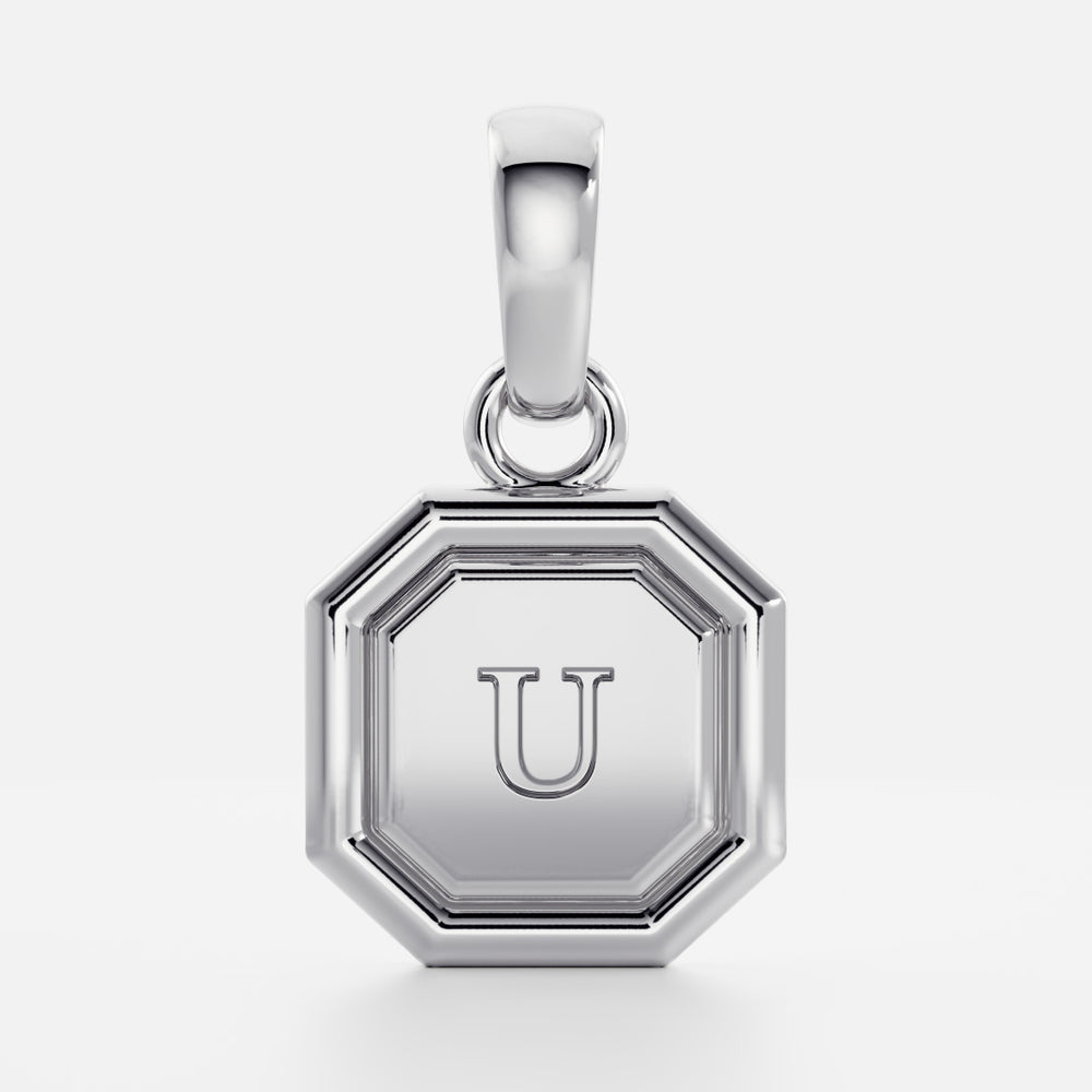 
                      
                        The Signature Octagon Letter Pendant
                      
                    