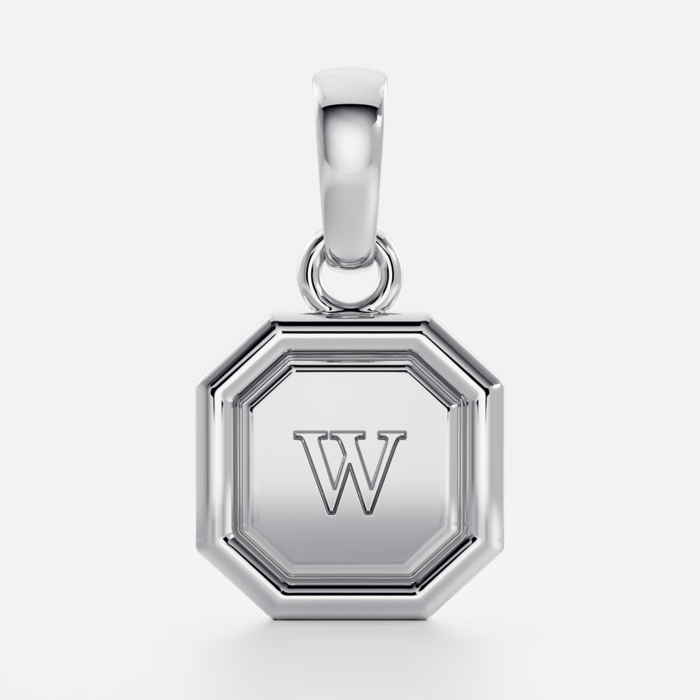 
                      
                        The Signature Octagon Letter Pendant
                      
                    