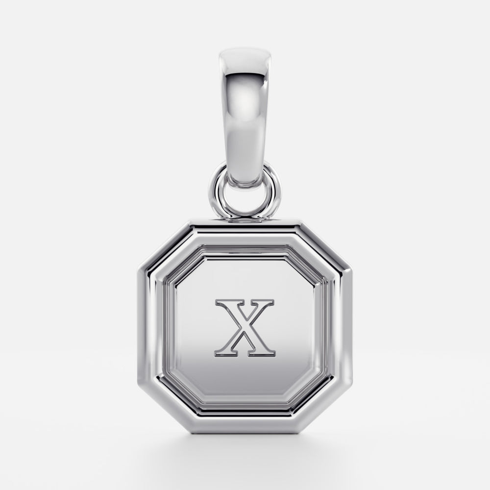 
                      
                        The Signature Octagon Letter Pendant
                      
                    